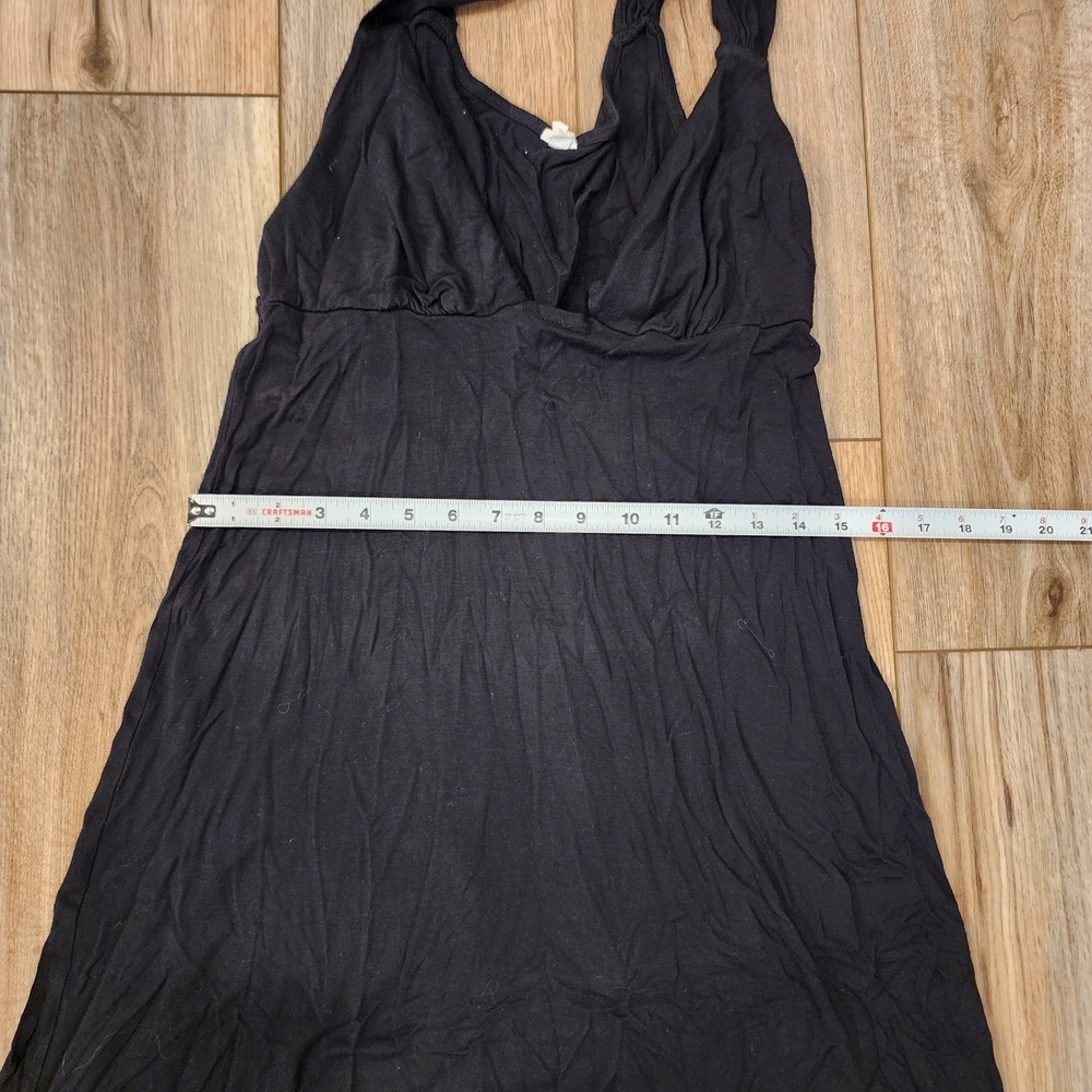 Merona Black Sleeveless Sundress Scoop Neck Casual - Picture 3 of 7